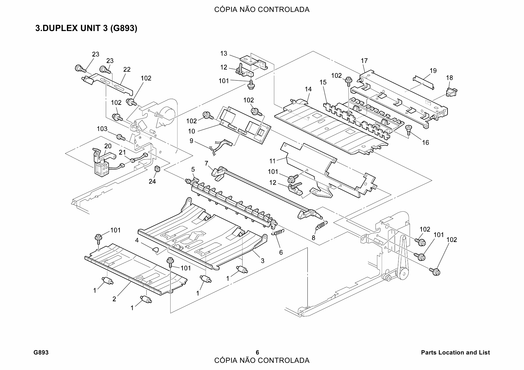 RICOH Options SR90b G893 DUPLEX-UNIT-AD1000 Parts Catalog PDF download-3 RICOH Options SR90b G893 DUPLEX-UNIT-AD1000 Parts Catalog PDF download-3